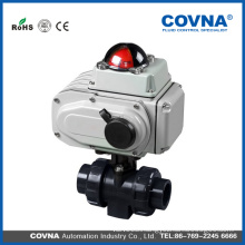 Cheap price electric plastic water pvc ball valve from china manufacturers